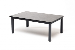 «Канны» журнальный столик из HPL 95х60, H40, каркас «серый графит», цвет столешницы «серый гранит»