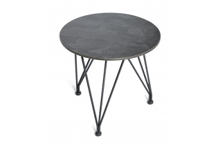 «Варадеро» журнальный стол из HPL 110х60 H43, цвет «серый гранит«, каркас алюминий серый (RAL 7024)