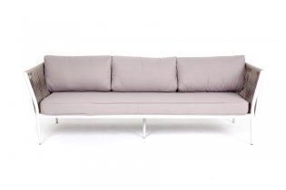 «Касабланка» трехместный диван плетенный из роупа